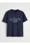 Lcw Vision Los Angeles Printed Oversize Women's T-Shirt - 4