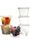 Clear Plastic Disposable Sauce & Condiment Takeaway Cups with Lids (80ml, 16s) - 3