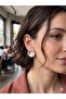 Perlisse Pearl Detailed Handmade Earrings – Elegant Minimal & Stylish Design Statement Earrings - 2