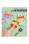 5 Pieces Mini Cartoon Pendant Toy Keychain for Stress Relief, Anti-Anxiety - 2