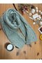 A Very Stylish and Unique Woolen Shawl with Openwork Design and Glitter, That Wraps You in Love, Uniq.