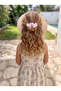Sequin Double Heart Figured Girl's Hair Clip - Sparkling Stylish Hair Accessory - 2