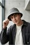 Gray Bucket Hat Fisherman Hat Bucket Hat - 4