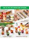 Clear Plastic Disposable Sauce & Condiment Takeaway Cups with Lids (80ml, 16s) - 4