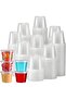 Clear Plastic Disposable Sauce & Condiment Takeaway Cups with Lids (80ml, 16s)
