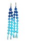 Elsa Fluffy Short Dress Costume Set Elsa Blue Bubble Hair Elsa Crown Wand Face Stone Elsa High Heel Shoes Set - 3