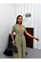 Premium 100% Linen Bat Sleeve Shirt Dress - 4
