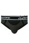 Men's Anthracite Open Front Slip Underpants - 6