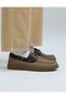 26Y-088-7180 Genuine Leather Lace-Up Loafer Shoes for Women - 4