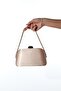 Willow Dark Beige Satin Women's Evening Dress Bag - 4