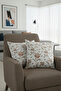 Chevron Bohemian Decorative Punch Pillow Cushion Cover 2 Pieces |   45X45 Rustic Floral Brown - 4