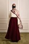 Vual Kraş Skirt Burgundy - 4