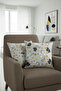 Chevron Bohemian Decorative Punch Pillow Cushion Cover 2 Pieces |   45X45 Modern Floral Gray - 3