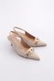 2089 Women's Open Back Heeled Shoes - 2