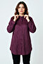 Women's Shirt with Stylish Collar, Elastic Sleeves and Buttons