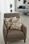 Chevron Bohemian Decorative Punch Pillow Cushion Cover 2 Pieces |   45X45 Autumn Dream Green - 3