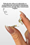Premium Clip Earrings Daisy Zircon Stone Design No Ear Hole Required - 3