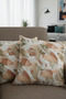 Chevron Bohemian Decorative Punch Pillow Cushion Cover 2 Pieces |   45X45 Autumn Dream Green - 2