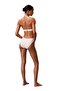 Women's White Deep V-Neck Swimsuit Lv00Q61126 - 5