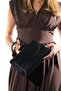 Gisella Black Sand Glitter Women's Evening Dress Bag - 2