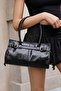 Women's Jordie Black Hand and Shoulder Bag - 2