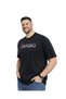 Men's Large Size Black Crew Neck Short Sleeve Original T-Shirt 3Xl-4Xl-5Xl-6Xl - 3
