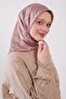 Abstract Floral Pattern Sparkling Crystal Scarf - 2