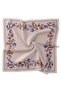 Sparkling Crystal Scarf with a Hollow Center and Floral Rose Edge - 2
