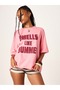 Women's Oversize Printed T-Shirt 100% Cotton Comfortable Soft Fabric Trendy Look