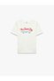 Cotton Short Sleeve Crew Neck Printed T-Shirt