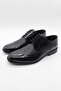 Men's Black 100% Leather Analin Laced Classic Shoes 1033245176_002 - 5