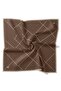 Striped Pattern Sparkling Crystal Scarf - 6