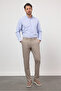 Beige Side Pocket Comfort Fit Stretchy Chino Trousers 1003260171 - 2