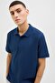 Jack Jones Jjeaustın Polo Ss Noos Men's Navy Blue Tshirt 12268130-04 - 3