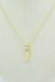 Style Pearl/Xuping Jewelry I Flat Letter Necklace - 2