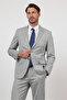 Gray Mono Collar 6 Drop Comfort Fit Full Lining Flexible Suit 1001260167 - 5