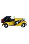 For Office and Home: Decorative Metal Classic Vehicle – Yellow Nostalgia (25 cm X 11 cm) (if You Want a Specific Note, You Can Send It as a Message on the Gift Package) - 3