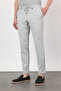 Stone Color Side Pocket Slim Fit Jogger Trousers 1003260166 - 3