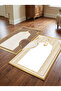 Sec_517_7 Heart-Shaped Prayer Rug with Non-Slip Base, Double Prayer Rug, Bride and Groom Bundle, Gift Dowry Box - 2