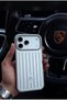 Premium Striped Special Silver Phone Case Compatible with iPhone 17 Pro Max - 3