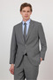 Smoked Mono Collar 4 Drop Comfort Fit Full Lining Flexible Suit 1001260168 - 2