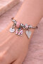 Pink Elephant Figured Charm Bracelet – Cute and Sparkling Design with Colorful Stones - 2