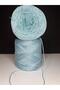 Baby Blue Italian Mercerized Viscose, Turquoise Glitter (5 Layers of Yarn) (Summer, Seasonal) Knitting Yarn 200Gr