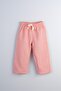 Flamli Muslin Loose Cut Children's Trousers 100% Cotton (Plain Coral)