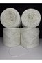 White Italian Mercerized Viscose, Silver Glitter (5 Layers of Winding) (Summer, Seasonal) Knitting Yarn 200Gr - 2