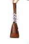 1496 Tan Print Women's Shoulder Bag - 6