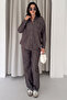Women's Denim Shirt and Pants Set – Oversize Relaxed Fit Two-Piece Set - 5