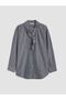 Lcw Modest Striped Ruffled Women's Shirt Tunic