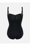 Lcw Dream Black Heart Collar Gathered Women's Swimsuit - 2