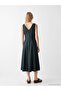 Xside V-Neck A-Line Jean Dress - 4